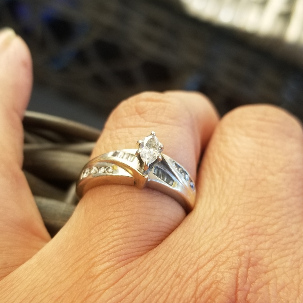 Leo Schachter LSC leo diamond vintage ring  14k - Picture 16 of 16